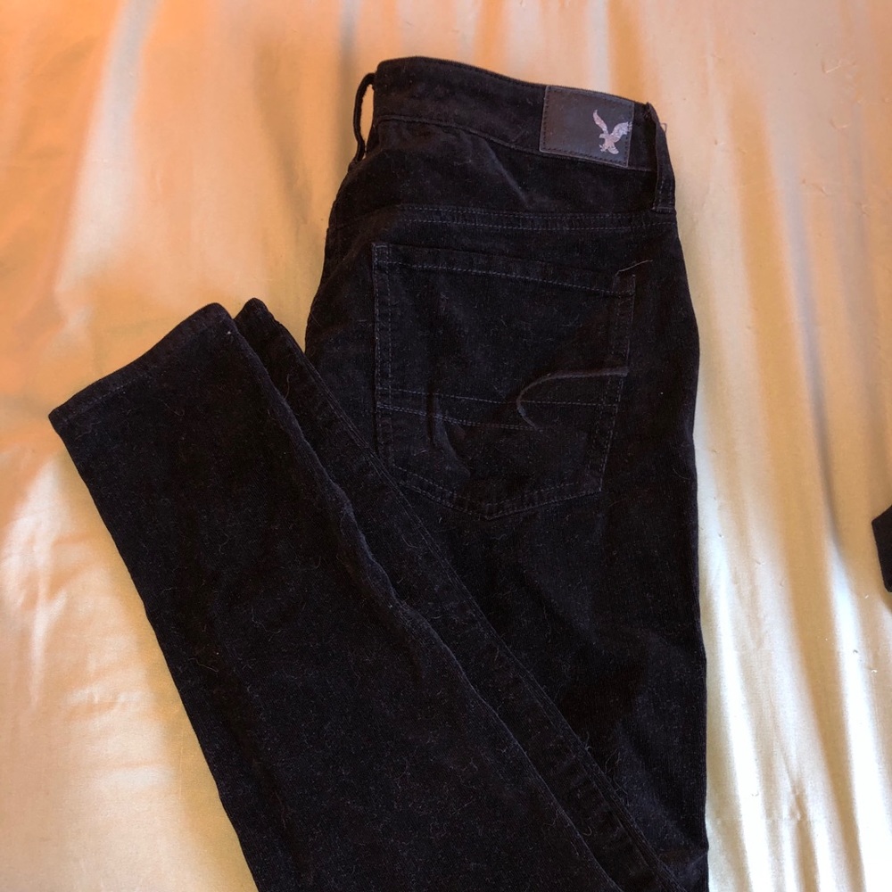Black Skinny Corduroy